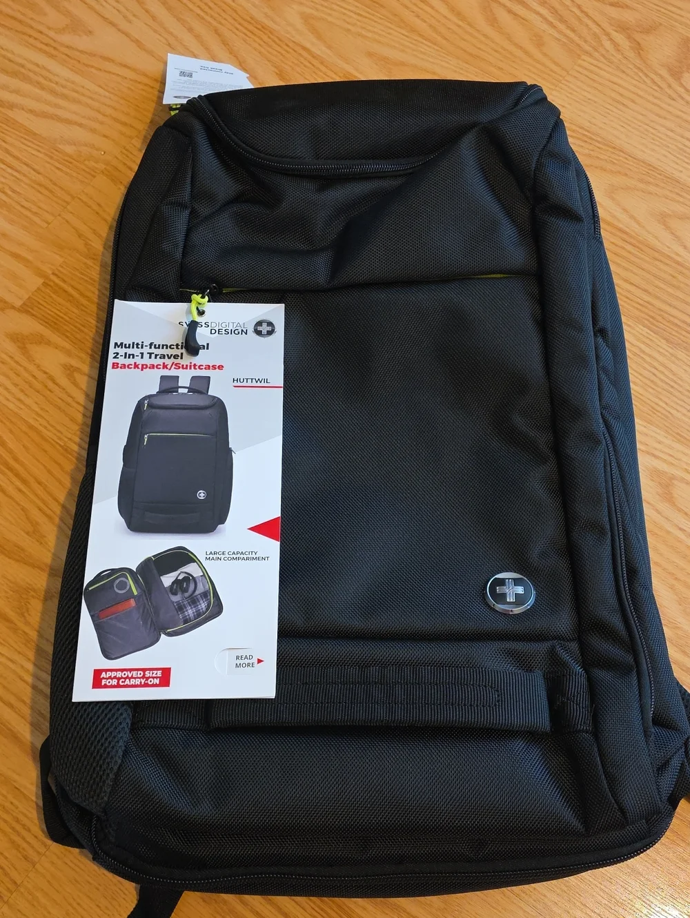 SwissGear Black Travel Backpack